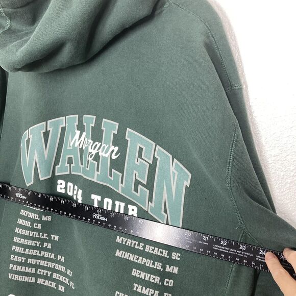 Morgan Wallen Hoodie Sweatshirt Pullover Mens XL One Night At A Time Tour 2024 - Picture 8 of 16